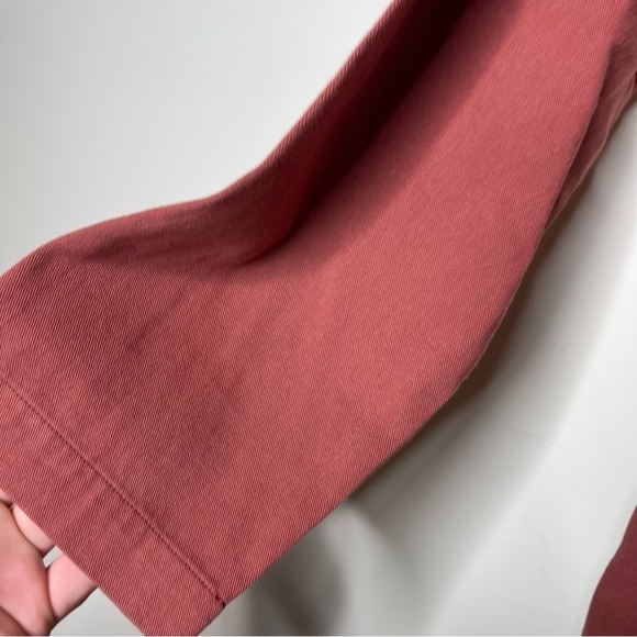 Ilana Kohn Long Sleeve Chichi Utility Coverall Jumpsuit in soft rust red sz XS - Picture 5 of 11